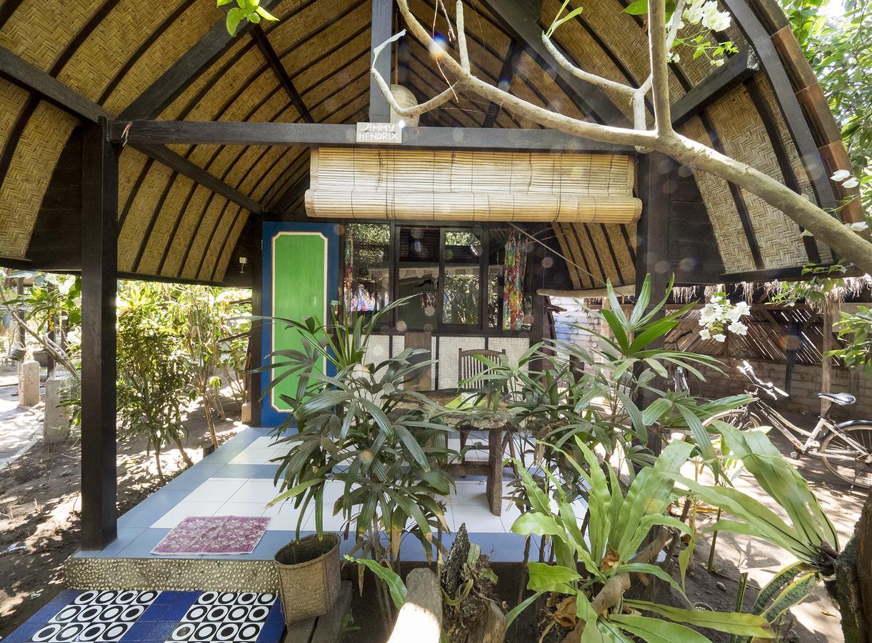 Woodstock Gili - Garden And Bungalows Hotel Gili Trawangan Kültér fotó