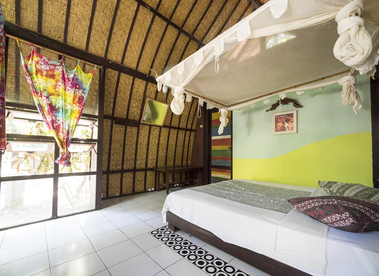 Woodstock Gili - Garden And Bungalows Hotel Gili Trawangan Kültér fotó