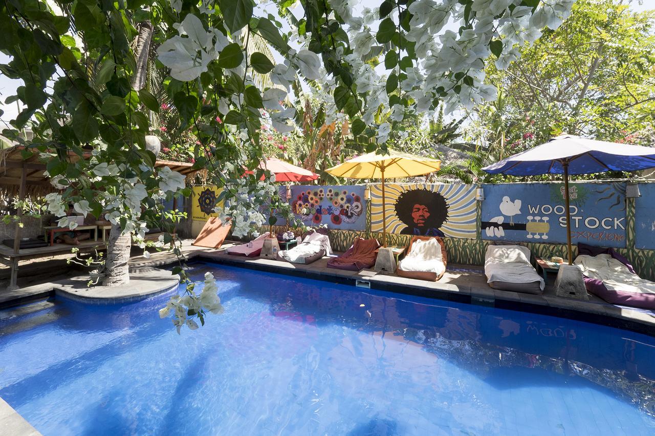 Woodstock Gili - Garden And Bungalows Hotel Gili Trawangan Kültér fotó